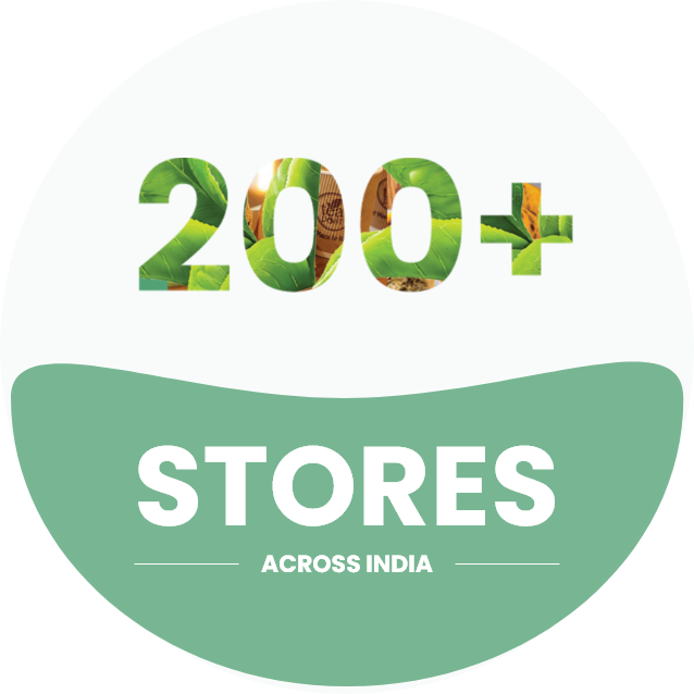 A Banner showcasing 200+ stores across India
